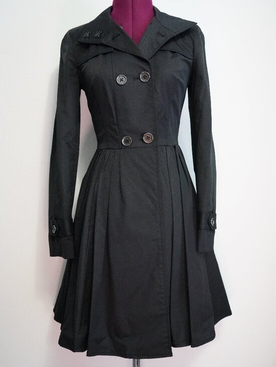 Armani Exchange Jackets & Blazers - Armani Exchange Pleated Jacket-Wmns XS-Cotton-Loose Collar Button-w/ Garment Bag